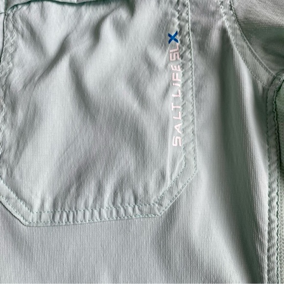 Salt Life UPF 30 Long Sleeve Buttoned Shirt Size Small - Picture 6 of 7
